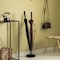 Vintiquewise Black Umbrella Shaped Creative Umbrella Holder Stand for Indoor and Outdoor QI004468 - alternate 5